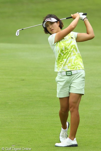 2009年 ニチレイPGMレディス 初日 全美貞 安定したゴルフで4アンダー4位タイにつけた全美貞