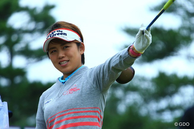 2015年 ミヤギテレビ杯ダンロップ女子オープン 初日 岡村咲