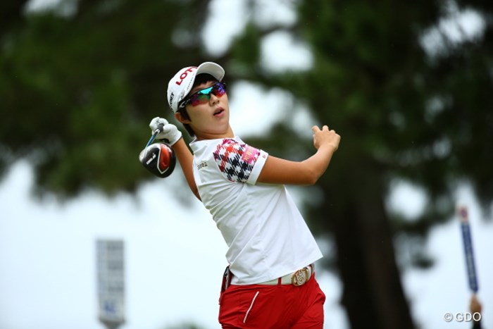 またやっちゃった系だけどボールはフェアウェイ 2015年 日本女子オープンゴルフ選手権競技 初日 キム・ヒョージュ