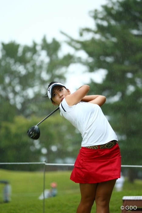 個人的見解。ツアー1のセクシープロ 2015年 日本女子オープンゴルフ選手権競技 初日 宮田志乃