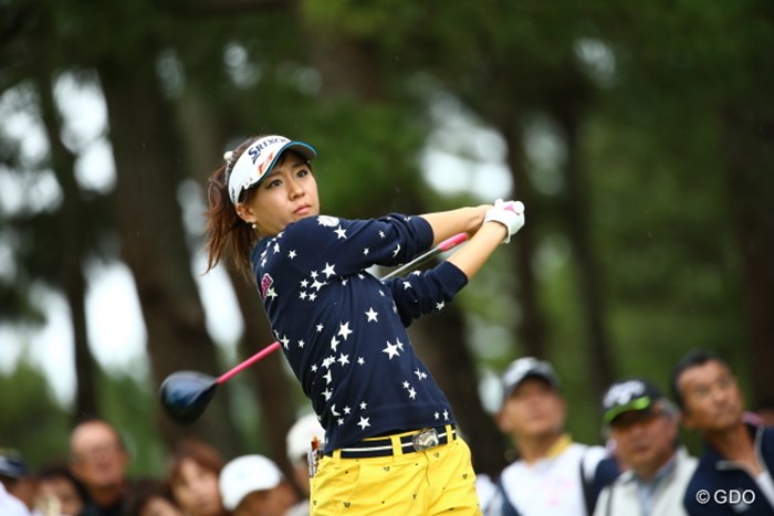 フォローの低さが男子の梁プロみたいだわ 2015年 日本女子オープンゴルフ選手権競技 初日 香妻琴乃