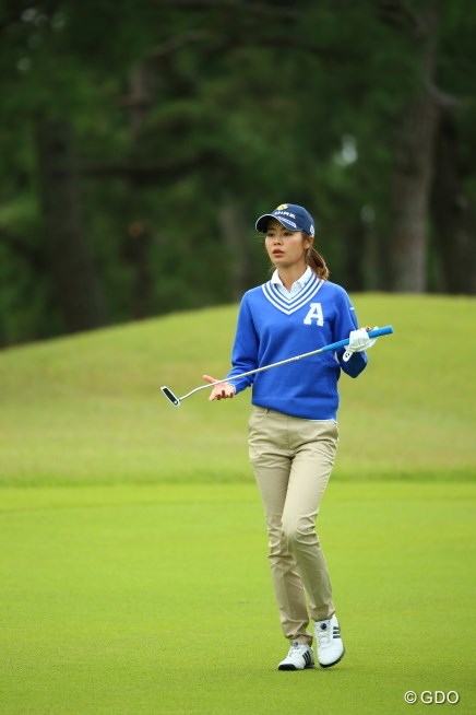 久しぶりに女子ツアーの撮影だからかな こんなに細かったっけ 15年 日本女子オープンゴルフ選手権競技 初日 松森彩夏 フォトギャラリー Gdo