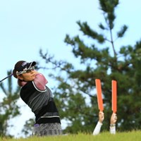 朝はまだ青空とはいかなかったんだよね。 2015年 日本女子オープンゴルフ選手権競技 2日目 藤田幸希