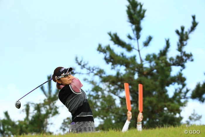 朝はまだ青空とはいかなかったんだよね。 2015年 日本女子オープンゴルフ選手権競技 2日目 藤田幸希
