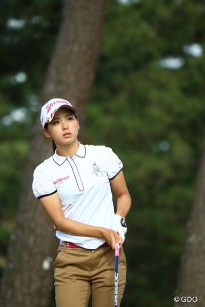 2015年 日本女子オープンゴルフ選手権競技 2日目 森美穂 こんな華奢な女の子でも予選通るってゴルフは本当に不思議なスポーツ。