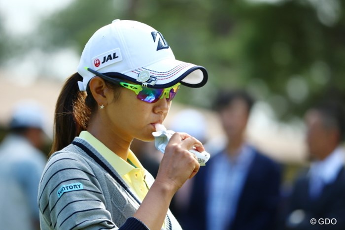 ゼリー飲料風のうどん。 2015年 日本女子オープンゴルフ選手権競技 2日目 宮里藍