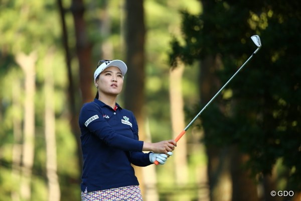 2015年 日本女子オープンゴルフ選手権競技 2日目 ユ・ソヨン 誰かに似てるけれど分からない。