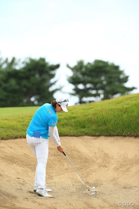 超絶インパクト！ 2015年 日本女子オープンゴルフ選手権競技 3日目 ペク・キュジョン