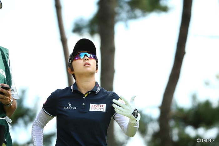 ここね、ゴルフダイジェスト・オンラインのフォトギャラリーって。 2015年 日本女子オープンゴルフ選手権競技 3日目 キム・ヒョージュ