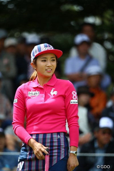 2015年 日本女子オープンゴルフ選手権競技 最終日 イ・ボミ 今日の帽子、なんか変。