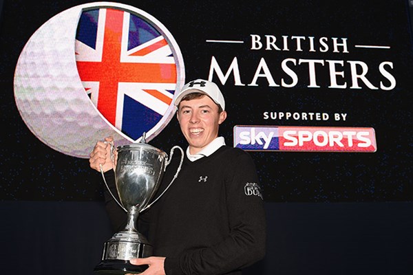 2015年 英国マスターズ by Sky Sports 最終日 フィッツ・パトリック ツアー初優勝を母国大会で飾った、21歳のフィッツパトリック（Ross Kinnaird／Getty Images）