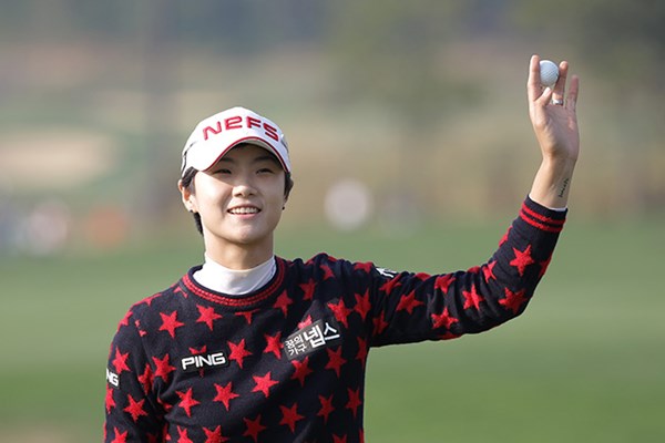 2015年 LPGA KEB・ハナバンク選手権 初日 パク・スンヒョン 地元のパク・スンヒョンがロケットスタートを決めた(Chung Sung-Jun/Getty Images)