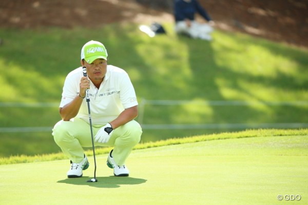 2015年 日本オープンゴルフ選手権競技 初日 小田孔明 この日はわずかに23パット。小田孔明は不調のパットに光明を見出したのか？