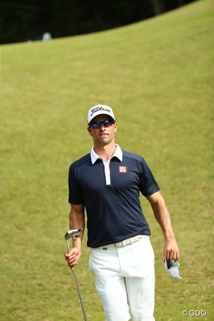2015年 日本オープンゴルフ選手権競技 初日 アダム・スコット