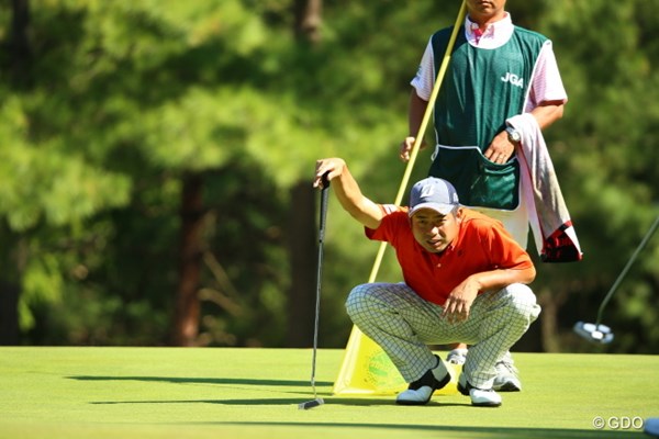 2015年 日本オープンゴルフ選手権競技 3日目 池田勇太 おーし、タイマン勝負だ。