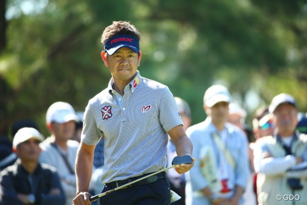 2015年 日本オープンゴルフ選手権競技 最終日 藤田寛之 ベテランの意地。順位が振るわなくても最終日にきっちりアンダーでまわってくる。