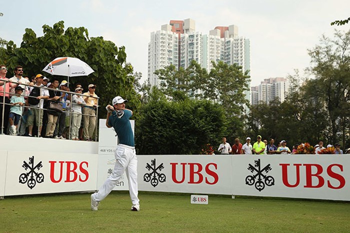 4打差で首位タイに立つジャスティン・ローズ※アジアンツアー提供(Getty Images) 2015年 UBS香港オープン 3日目 ジャスティン・ローズ
