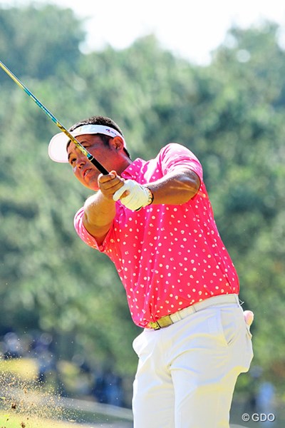 2015年 マイナビABCチャンピオンシップゴルフトーナメント 初日 小田龍一 昨年のチャンプ オダリューは、本日も奥様に見守られながら3オーバースタートとなりました。