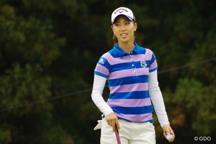 「いまは気持ち良くゴルフがしたい」と上田桃子 2015年 樋口久子 Pontaレディス 事前 上田桃子