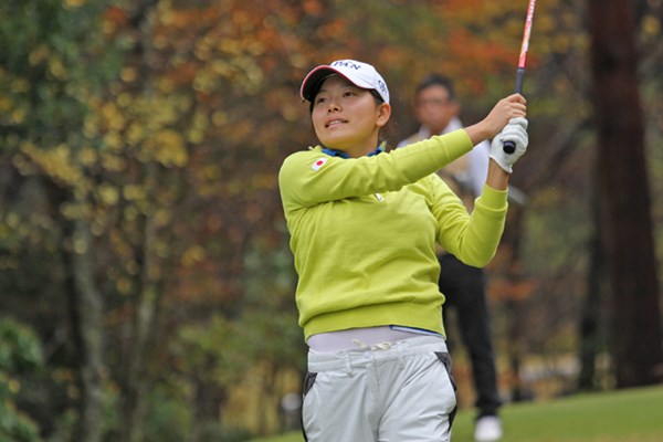 2015年 日韓親善ゴルフチーム対抗戦 最終日 勝みなみ アマ日韓戦に出場した勝みなみ。終了後は来年の抱負を語った ※画像提供：日本ゴルフ協会