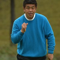 小溝高夫が6アンダーとして首位に立った※日本プロゴルフ協会提供 2015年 ISPS・HANDA CUP・フィランスロピーシニアトーナメント 初日 小溝高夫