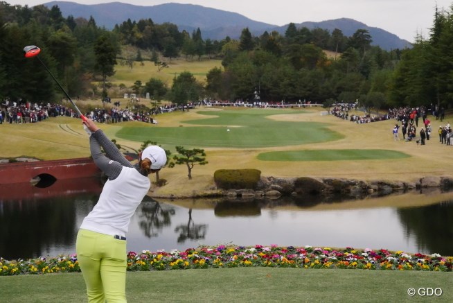 初めて見るなら彼女のドライバーショットを見て欲しい 15年 大王製紙エリエールレディスオープン 最終日 渡邉彩香 フォトギャラリー Gdo