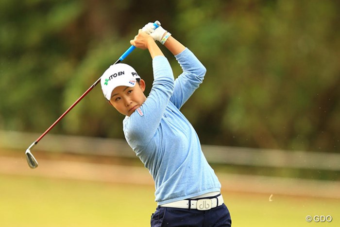 賞金ランク28位の前田陽子が単独首位発進を切った 2015年 LPGAツアー選手権リコーカップ 初日 前田陽子
