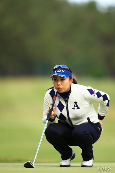 2015年 LPGAツアー選手権リコーカップ 3日目 吉田弓美子 昨日、あれだけ入ったパターも鳴りを潜めてしまいました。