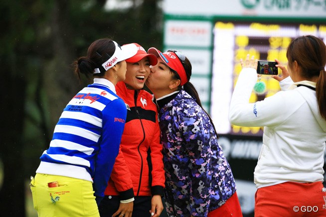 2015年 LPGAツアー選手権リコーカップ 最終日 イ・ボミ キム・ハヌル 吉田弓美子