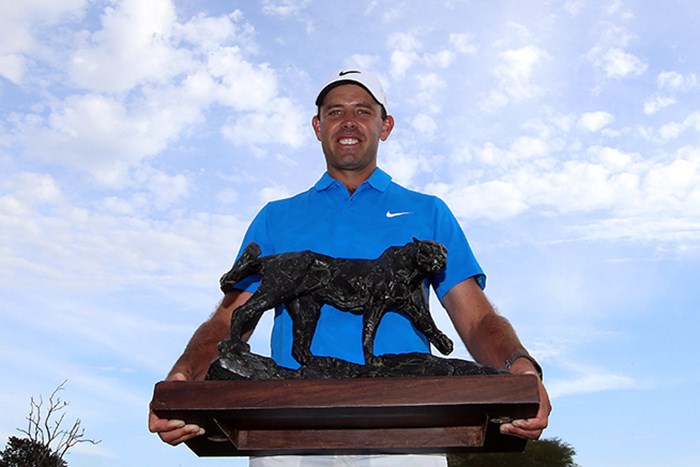 シュワルツェルが2年ぶり4度目となる大会制覇で開幕戦を飾った（Jan Kruger／Getty Images） 2015年 アルフレッド・ダンヒル選手権 最終日 シャール・シュワルツェル