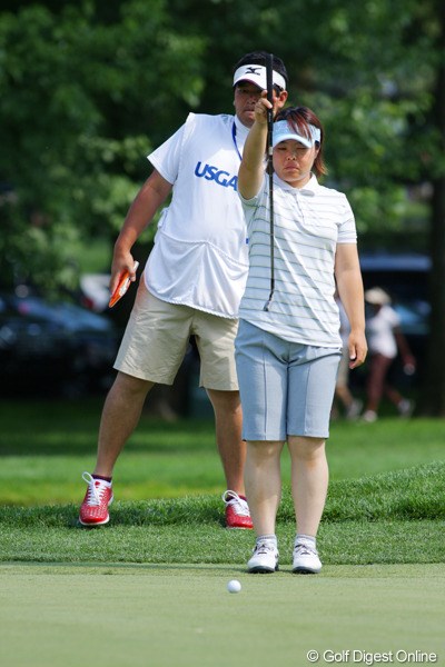 2009年 全米女子オープン 初日 不動裕理