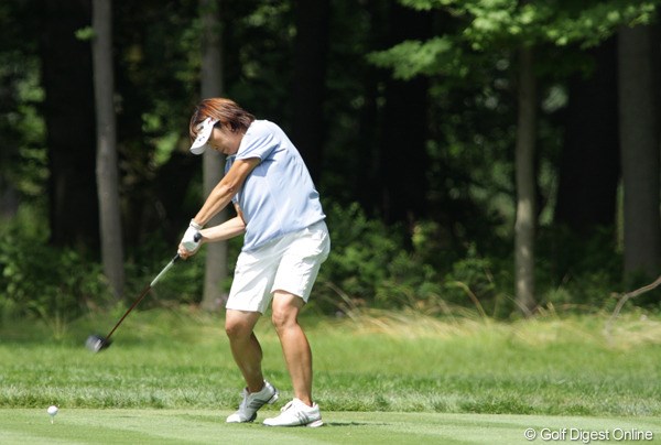 2009年 全米女子オープン 初日 福嶋晃子
