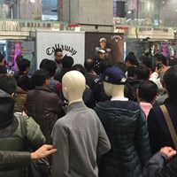 イベント会場には多くのファンが詰めかけた 2015年 キャロウェイアパレル トークショー 藤田光里