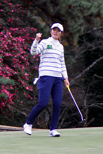 渡邉彩香が決めた！優勝への思いを込めたガッツポーズ