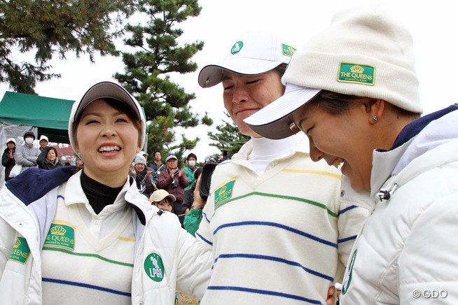 2015年 THE QUEENS presented by KOWA 最終日 渡邉彩香、菊地絵理香、成田美寿々