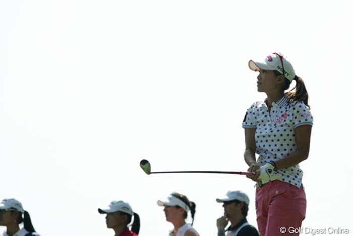 難コースでは、少しのブレが大きなミスにつながる。 2009年 全米女子オープン 2日目 上田桃子