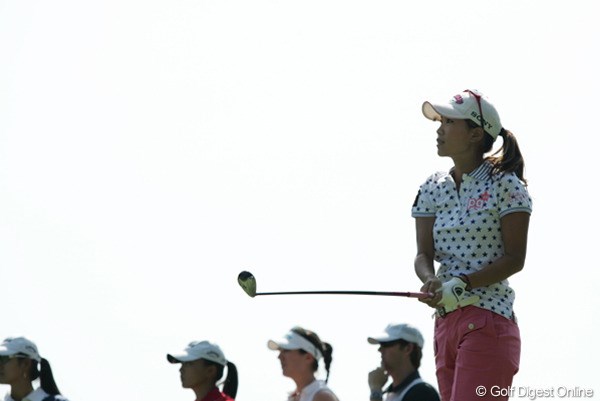 2009年 全米女子オープン 2日目 上田桃子 難コースでは、少しのブレが大きなミスにつながる。