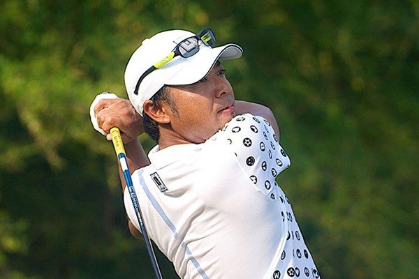 2015年 タイランドゴルフ選手権 2日目 片山晋呉 2日続けてアンダーパーでラウンドした片山晋呉が28位で決勝に進出した ※画像は大会提供