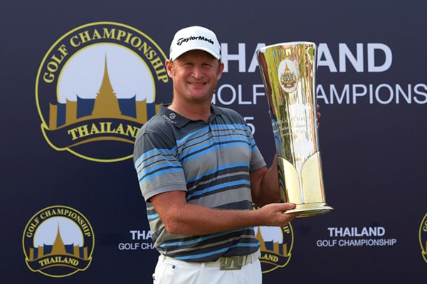 2015年 タイランドゴルフ選手権 最終日 ジェイミー・ドナルドソン 逆転で優勝を飾ったJ.ドナルドソン。来年の「全英」出場権も手に入れた ※画像提供：アジアンツアー