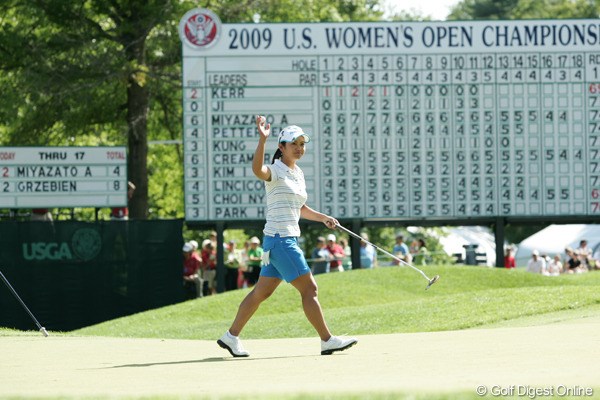 2009年 全米女子オープン 最終日 宮里藍 本大会で自己ベストとなる6位タイ！ 「全英リコー女子オープン」への期待も高まる
