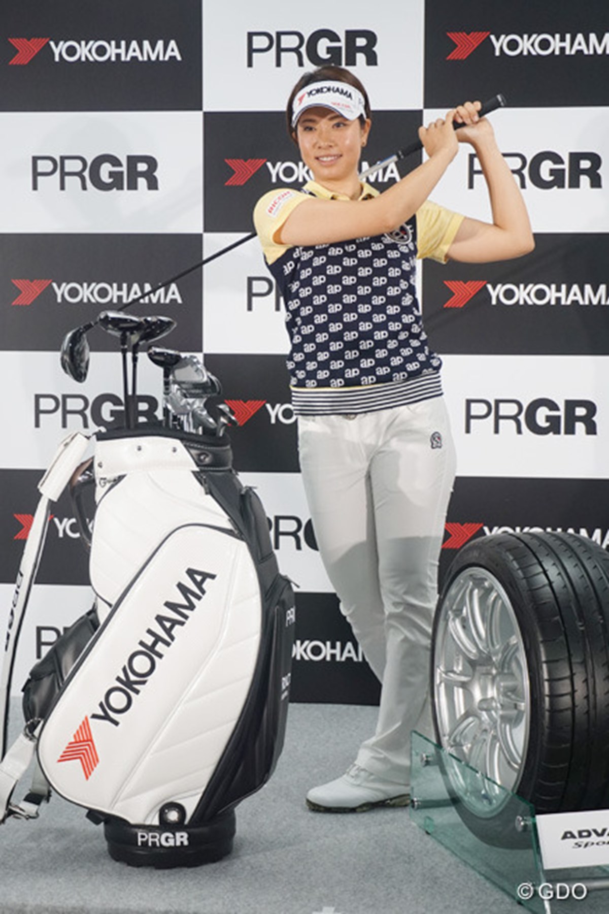 森田理香子が横浜ゴムと用具契約 Yokohama ロゴで新シーズンへ 国内女子ツアー Lpga Gdo ゴルフダイジェスト オンライン