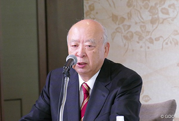 海老沢勝二 退任の意思を表明した海老沢勝二会長（※撮影は2015年JGTO表彰式）