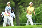 2009年 スタンレーレディスゴルフトーナメント 初日 永井奈都と茂木宏美
