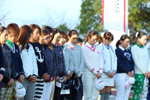2016年 ヨコハマタイヤゴルフトーナメント PRGRレディスカップ 初日 選手たち 東北に思い入れの強いゴルファーも多いのだろう。