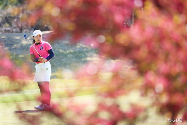 2016年 アクサレディスゴルフトーナメント in MIYAZAKI 2日目 永峰咲希 咲希ちゃんも花を咲かせたいね