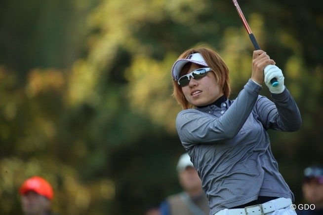 髪型のせいかな 一瞬 綾田紘子プロに見えた 16年 ヤマハレディースオープン葛城 初日 岡山絵里 フォトギャラリー Gdo