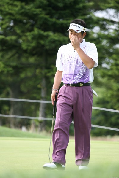2009年 長嶋茂雄 INVITATIONAL セガサミーカップゴルフトーナメント 初日 池田勇太 「全英」帰りの池田勇太。期待も高かったが、左足痛のため棄権