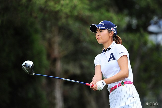 2016年 スタジオアリス女子オープン 初日 松森彩夏