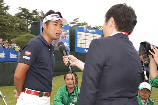 2016年 パナソニックオープンゴルフチャンピオンシップ 最終日 池田勇太 14勝もしてると、TVインタビューも慣れたものですな