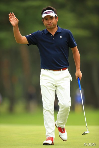 2016年 パナソニックオープンゴルフチャンピオンシップ 最終日 池田勇太 今季4戦目で優勝を飾った池田勇太。周囲のスタッフへ感謝の言葉も忘れなかった